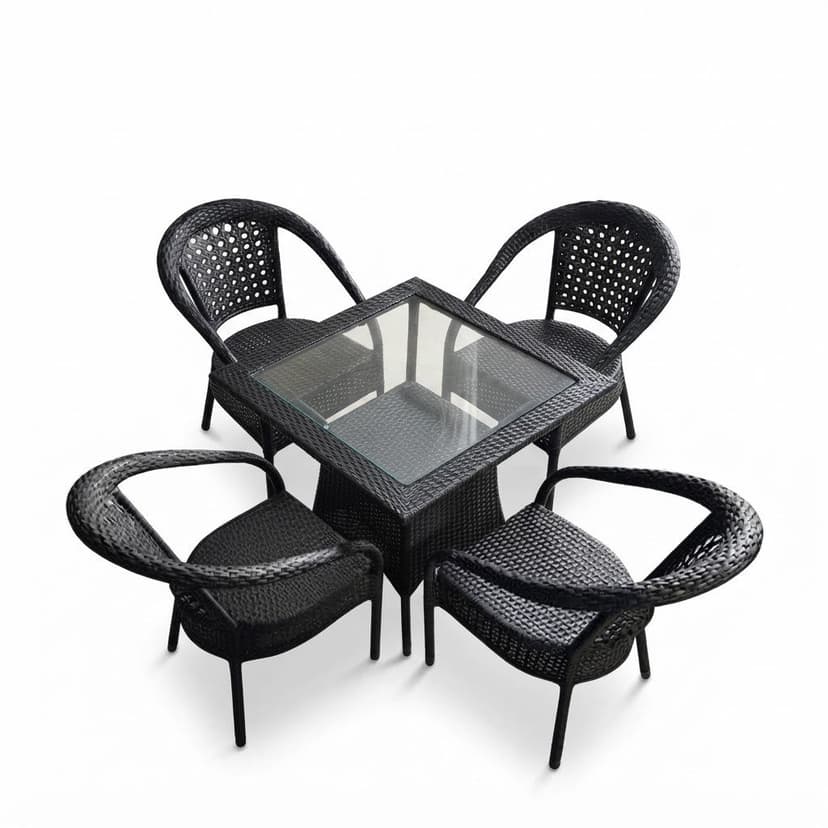 Chair Table Set 4+1 (4chair 1table)