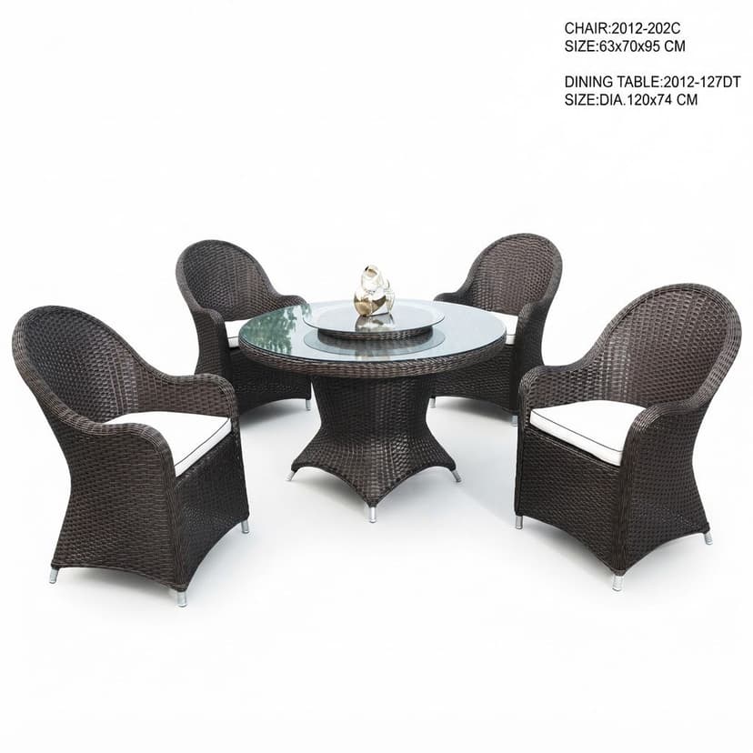 Chair Table Set 4+1 (4chair 1table)