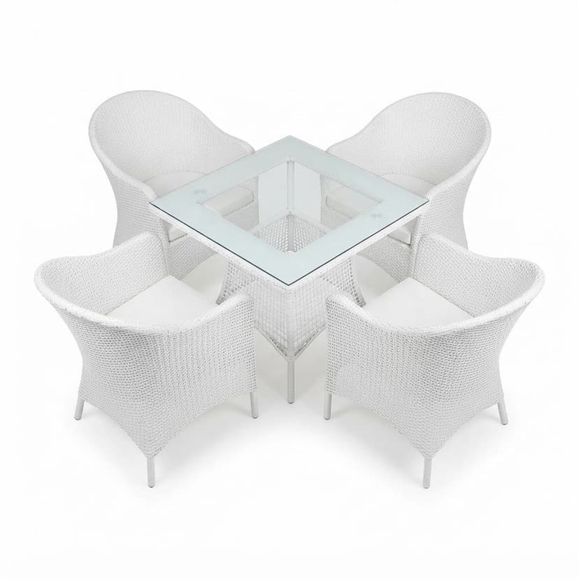 Chair Table Set 4+1 (4chair 1table)